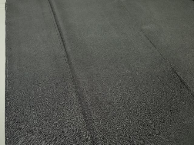 平和屋本店□極上 江戸小紋 鮫小紋柄 黒地 逸品 未使用 DZAA5229kh5