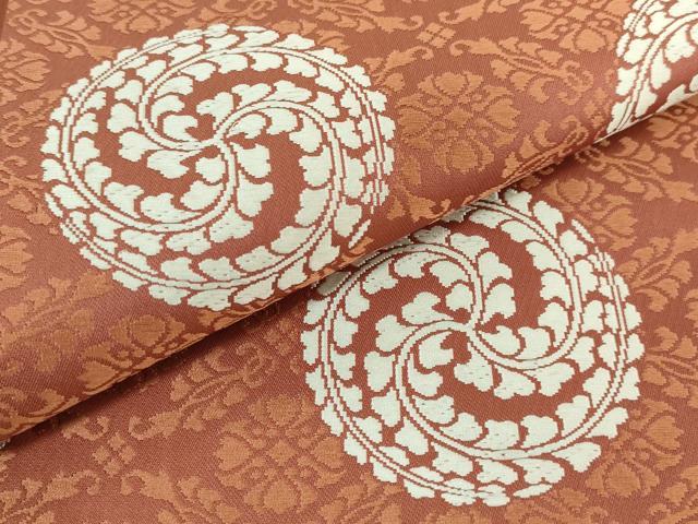 平和屋本店□極上 俵屋 人間国宝 喜多川平朗 有職織物 六通柄