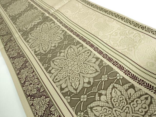 平和屋着物□極上 1897年創業 名門岡野 本場筑前博多織 千年工房 江戸