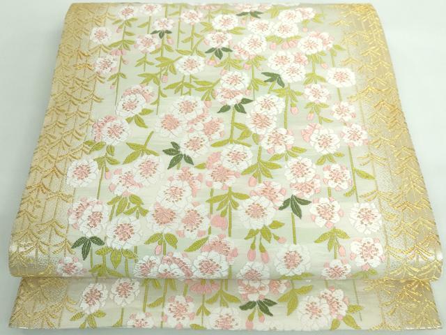 平和屋本店□極上 皇室・伊勢神宮御用 御御帯 山口美術織物 山口