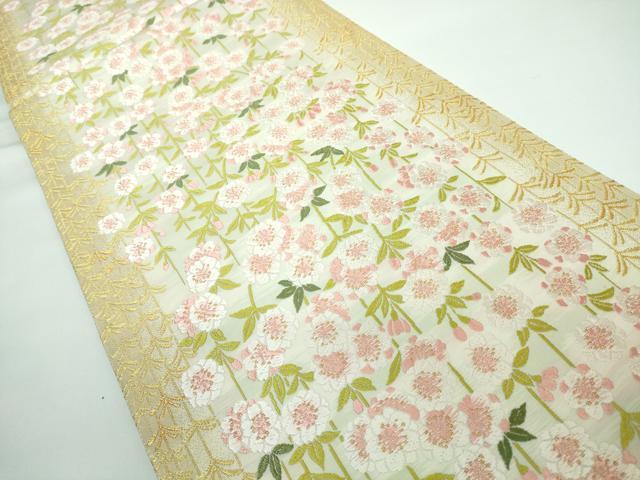 平和屋本店□極上 皇室・伊勢神宮御用 御御帯 山口美術織物 山口