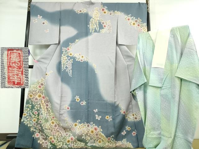 やまと誂製！桐屋＊翠山工房＊辻が花＊藤色＊高級