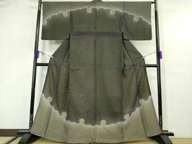 平和屋本店■極上　訪問着　紗袷　雪輪　花唐草紋紗　暈し染め　逸品　DZAA5359kh5