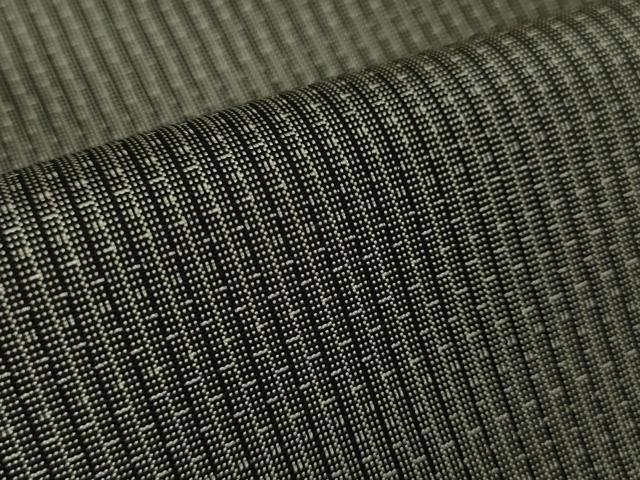 平和屋本店□極上 男性 お召 アンサンブル 長羽織・長襦袢(袷) 3点  