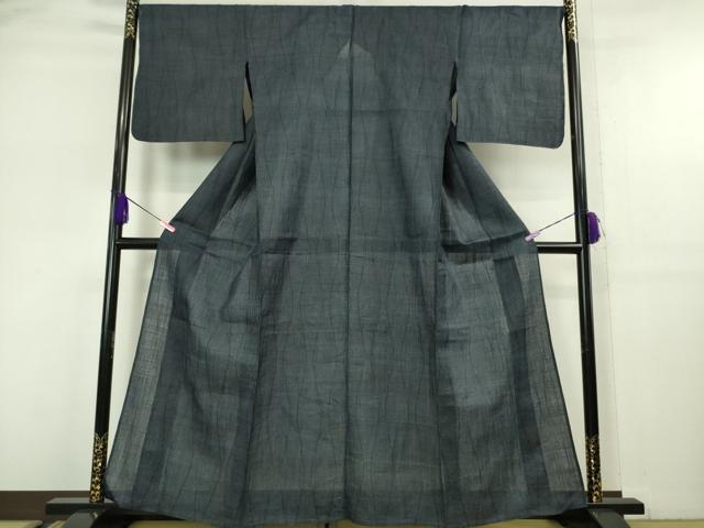 平和屋本店■極上　夏物　重要無形文化財　本場宮古上布　苧麻　立涌文　逸品　DZAA5379kh5