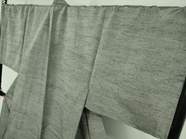 平和屋本店□極上 男性 紬 キングサイズ 桔梗鼠色地 逸品 DZAA5399kh5