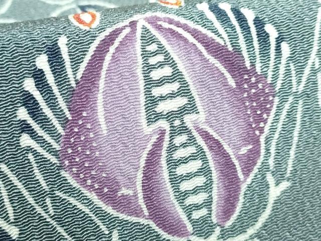 平和屋本店□最高級 城間栄順 本場琉球紅型 九寸名古屋帯