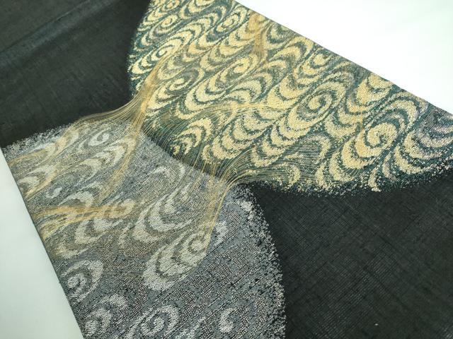 平和屋着物□極上 名門 しょうざん 生紬 紙屋川伝承 絹漉貴 太鼓