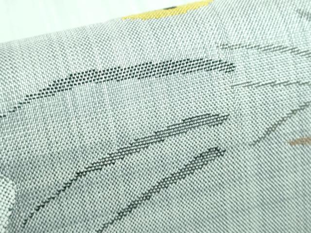 平和屋本店□極上 九寸名古屋帯 大島紬地 猫 逸品 DZAA5476kh5