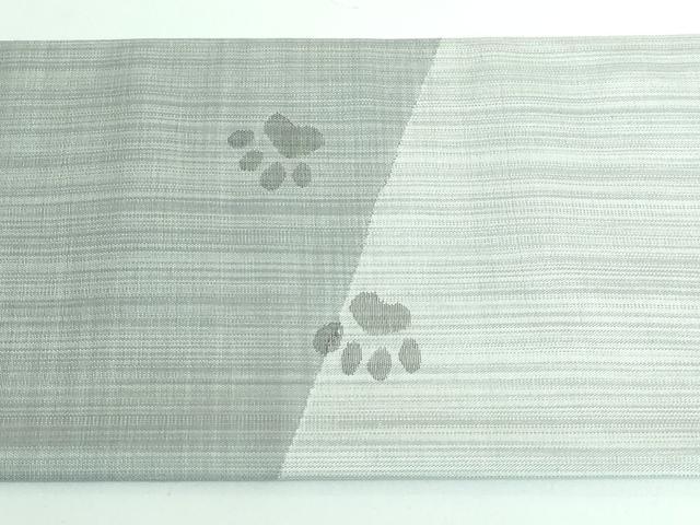 平和屋本店□極上 九寸名古屋帯 大島紬地 猫 逸品 DZAA5476kh5