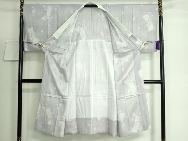 平和屋本店□上質な長襦袢 無双仕立て 舞花文 暈し染め やまと誂