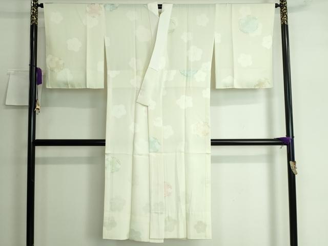 平和屋本店■上質な長襦袢　無双仕立て　作家物　松竹梅　逸品　未使用　DZAA5512kh5