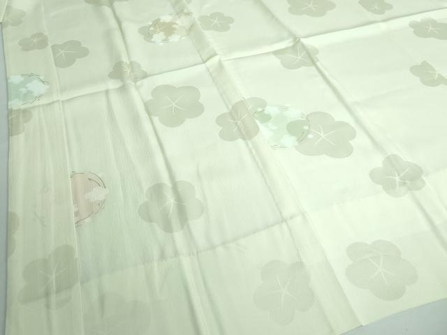 平和屋本店□上質な長襦袢 無双仕立て 作家物 松竹梅 逸品 未使用