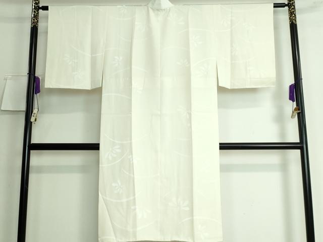 平和屋本店□上質な長襦袢 袷 舞花文 蒸栗色地 逸品 未使用