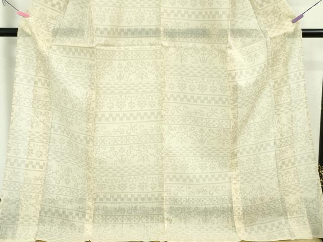 平和屋本店■極上　夏物　結城紬　夏結城　100亀甲　明石謹製　証紙付き　逸品　DZAA5531kh5 平和屋本店□極上 夏物 結城紬 夏結城 100亀甲 明石謹製 証紙付き 逸品