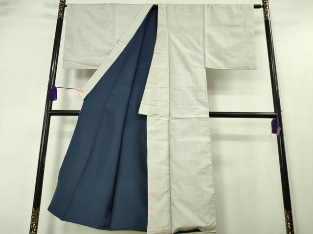 平和屋本店■極上　男性　本場大島紬　白大島　アンサンブル　長羽織　100亀甲　総詰め　羽裏・虎　逸品　DZAA5560kh5_2