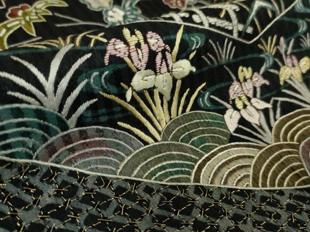 平和屋本店□極上 中国三大刺繍 スワトウ刺繍 汕頭刺繍 総刺繍 訪問