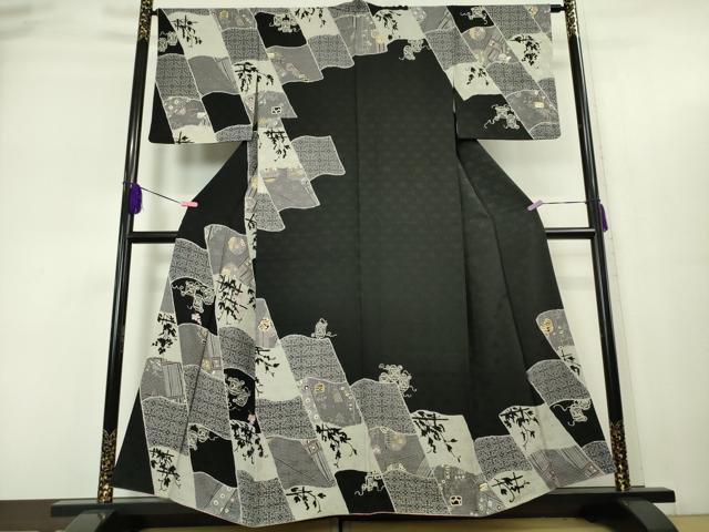 平和屋本店■極上　訪問着　刺繍　葡萄蔦の葉　金彩　ますいわ屋扱い　逸品　DZAA5634kh5