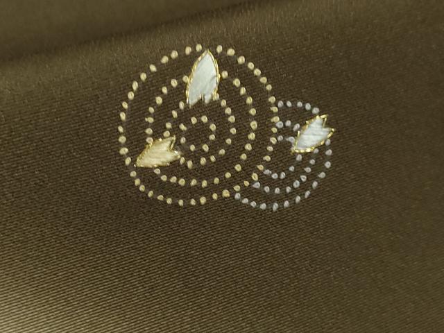 平和屋本店■極上　訪問着　総刺繍　舞桜　暈し染め　金糸　逸品　DZAA5056kh5 平和屋本店□極上 訪問着 総刺繍 舞桜 暈し染め 金糸 逸品