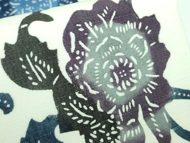 平和屋本店□極上 小紋 市松文様 間道 黒地 鈴乃屋扱い 逸品 DZAA4862kh5