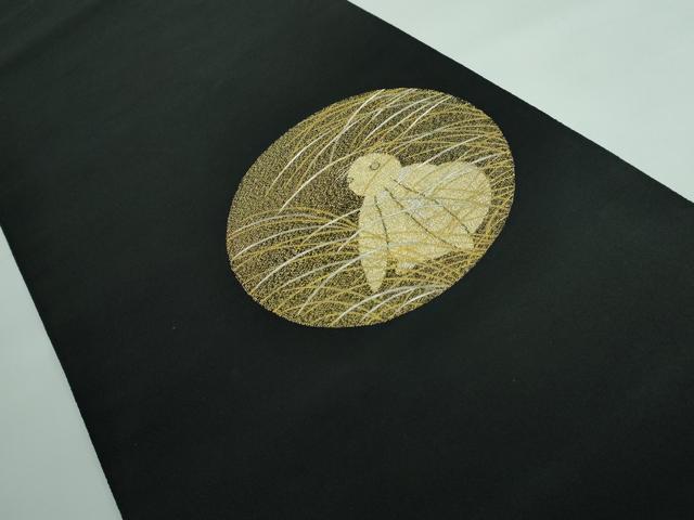 平和屋本店□極上 西陣 川島織物 爪掻き本綴れ 八寸名古屋帯