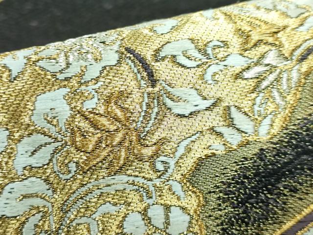 平和屋本店□極上 西陣の名門 加納幸謹製 六通柄袋帯 唐織