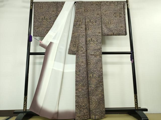 平和屋本店□極上 前田仁仙 仁仙更紗 お召 天平浪漫 草木染 仁