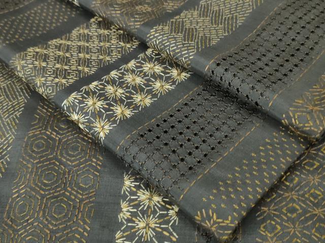 平和屋本店■極上　中国三大刺繍　スワトウ刺繍　汕頭刺繍　総刺繍　刺し子　訪問着　名物裂　ますいわ屋扱い　逸品　DZAA5777kh5