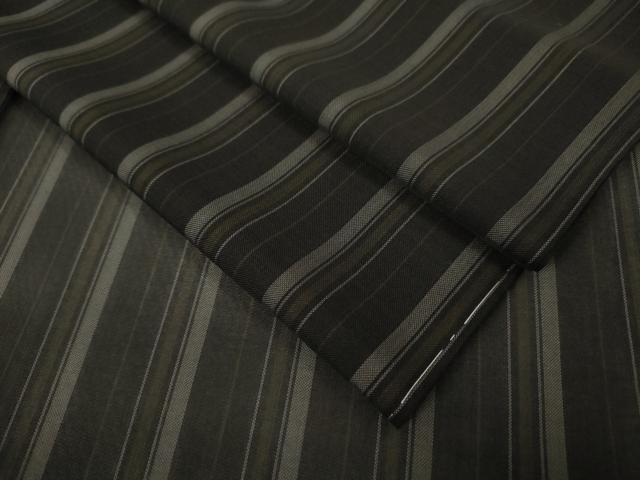 平和屋本店■希少　夏物　本場黄八丈　黒八丈　夏黄八　紗紬　間道　逸品　未使用　DZAA5781kh5 平和屋本店□希少 夏物 本場黄八丈 黒八丈 夏黄八 紗紬 間道 逸品 未