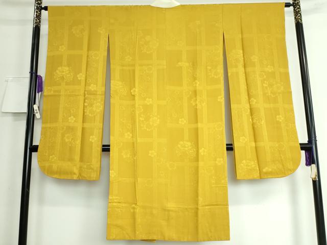 平和屋着物□長襦袢 無双仕立て 草花地紋 やまと誂製 正絹 逸品 CAAT3470xe