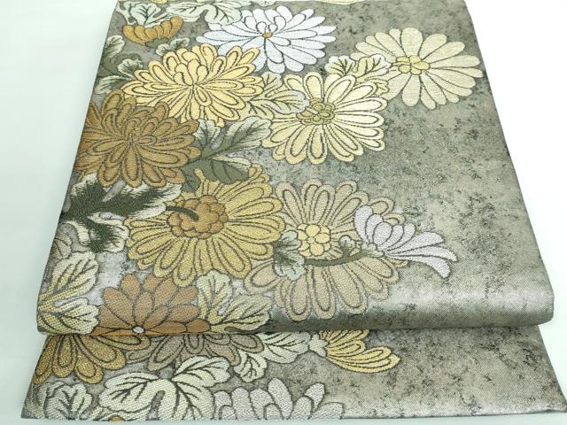 平和屋本店■極上　創業280年　誉田屋源兵衛　六通柄袋帯　枝花文　金銀糸　鈴乃屋扱い　逸品　DZAA5812kh5