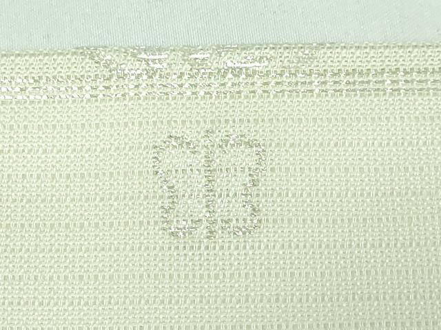 平和屋本店■極上　夏物　西陣　川島織物　九寸名古屋帯　星　三日月　金銀糸　蒸栗色地　逸品　DZAA5860kh5 平和屋本店□極上 夏物 西陣 川島織物 九寸名古屋帯 星 三日月 金銀糸