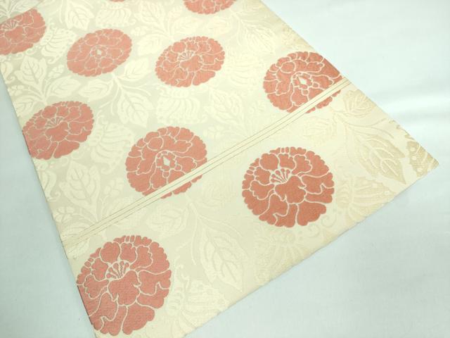 平和屋本店□極上 俵屋 人間国宝 喜多川平朗 有職織物 九寸名古屋帯