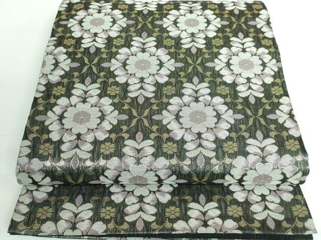 平和屋本店■極上　六通柄袋帯　花菱文　金糸　一蔵謹製　逸品　DZAA5876kh5