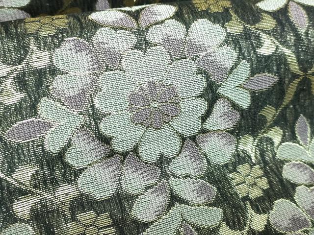 平和屋本店□極上 六通柄袋帯 花菱文 金糸 一蔵謹製 逸品 