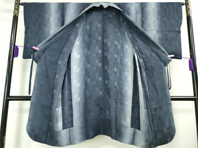 平和屋本店□極上 道中着 スリーシーズン 春夏秋 塵除け ロング丈