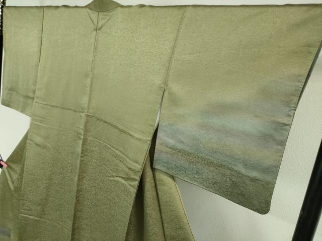 平和屋本店□極上 久保田一竹 幻の辻が花 訪問着 草花地紋 暈