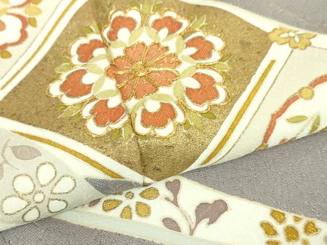 平和屋本店□極上 訪問着 駒刺繍 鬘帯正倉院花文