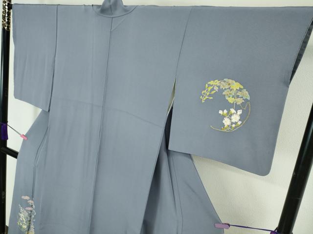 平和屋本店□極上 本加賀友禅作家 近藤京華 訪問着 花丸文 紅