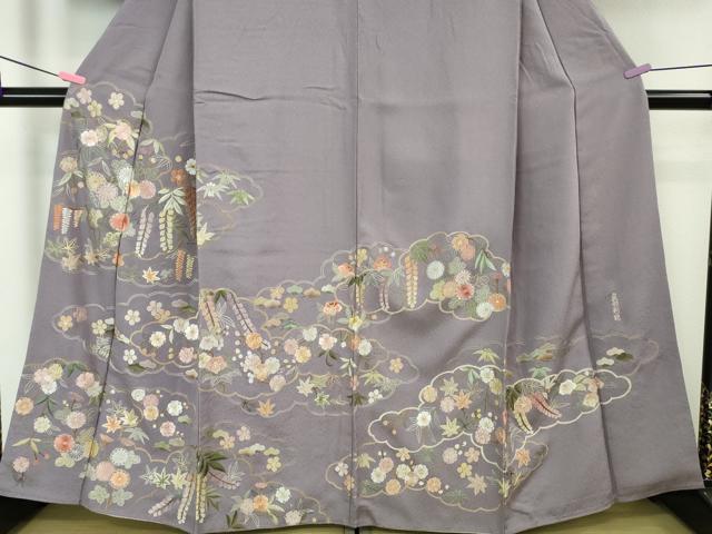 平和屋本店□極上 中国三大刺繍 蘇州刺繍 総刺繍 訪問着 雲