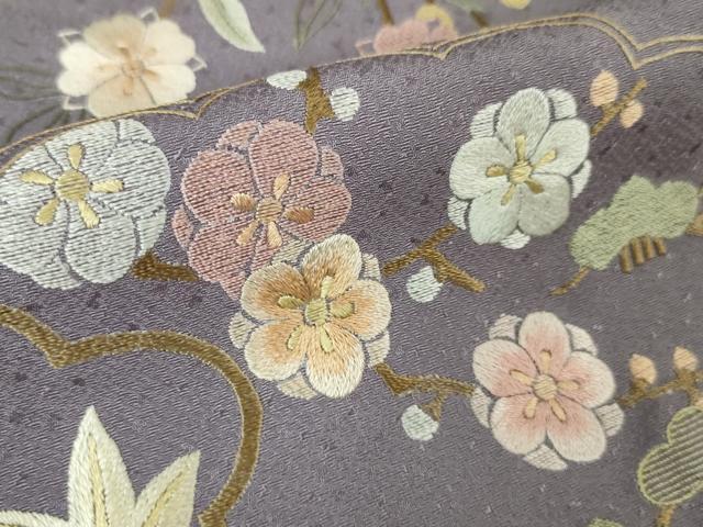 平和屋本店□極上 中国三大刺繍 蘇州刺繍 総刺繍 訪問着 雲