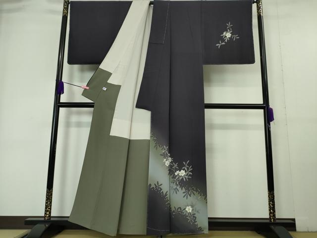 平和屋着物□極上 京都の名門ブランド 銀花仙 訪問着 手描き 枝