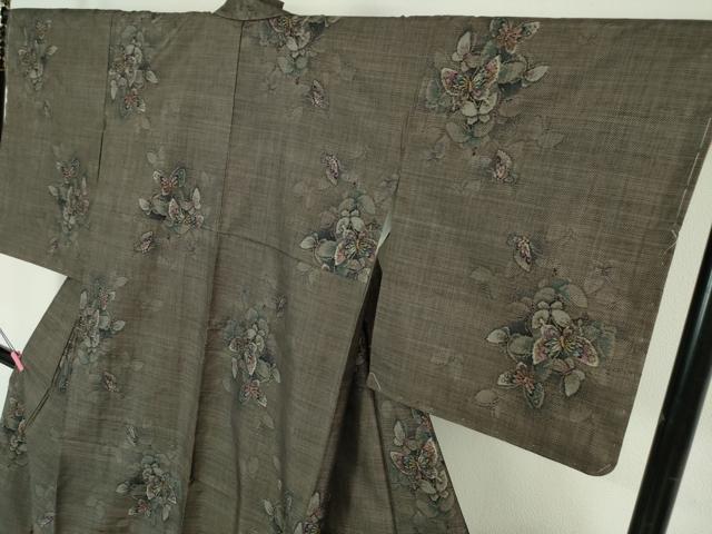 平和屋本店□極上 都喜ヱ門 本場大島紬 7マルキ 純泥染