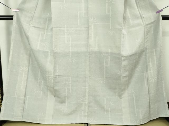 平和屋本店□極上 本塩沢 袷 110亀甲 笹文 証紙付き 逸品 未