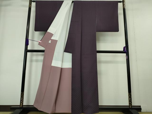 平和屋着物○上質な色無地 作家物 本茶四度染 利休茶色 正絹 逸品