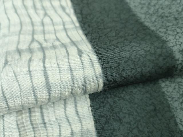 平和屋本店□極上 石川県指定無形文化財 牛首紬 白山工房 手織り 訪問