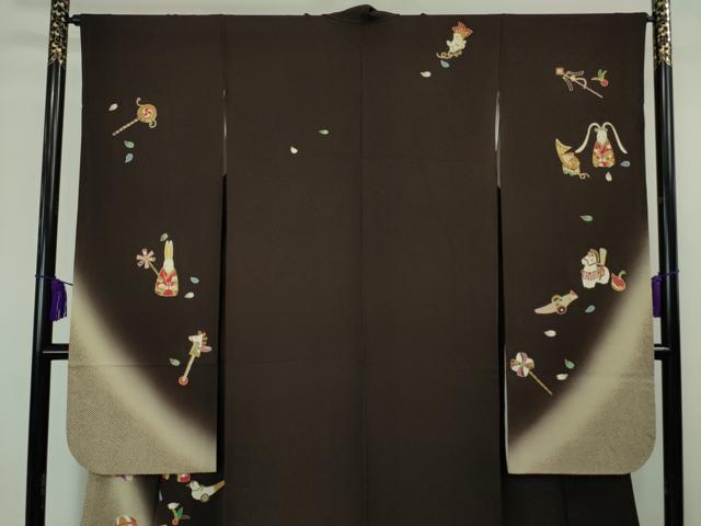 帯3365 ●辻村寿三郎 ジュサブロー 高級 正絹 六通 袋帯 兎 帯3365 ○辻村寿三郎 ジュサブロー 高級 正絹 六通 袋帯 兎 帯3365