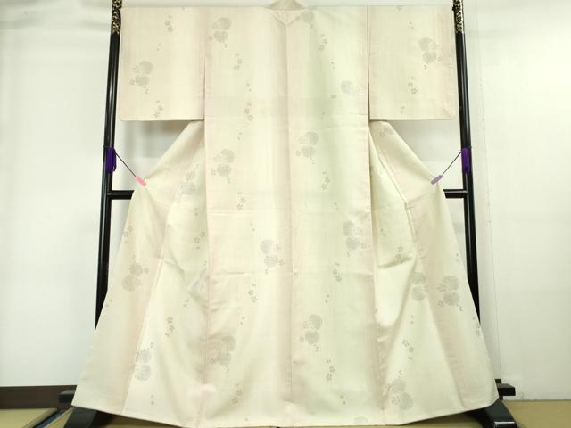 平和屋本店■極上　結城紬　単衣　80亀甲　飛び亀甲柄　経緯亀甲絣　平織　奥順謹製　やまと誂製　証紙付き　逸品　DZAA2934kh5 平和屋本店□極上 結城紬 単衣 80亀甲 飛び亀甲柄 経緯亀甲絣