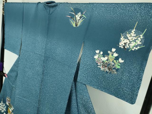 平和屋本店□極上 人間国宝 羽田登喜男 TOKIOetTOKI 訪問着 鴛鴦 花  