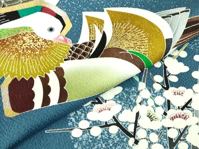 平和屋本店□極上 人間国宝 羽田登喜男 TOKIOetTOKI 訪問着 鴛鴦 花